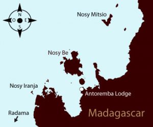Antoramba Lodge - Carte de Madagascar